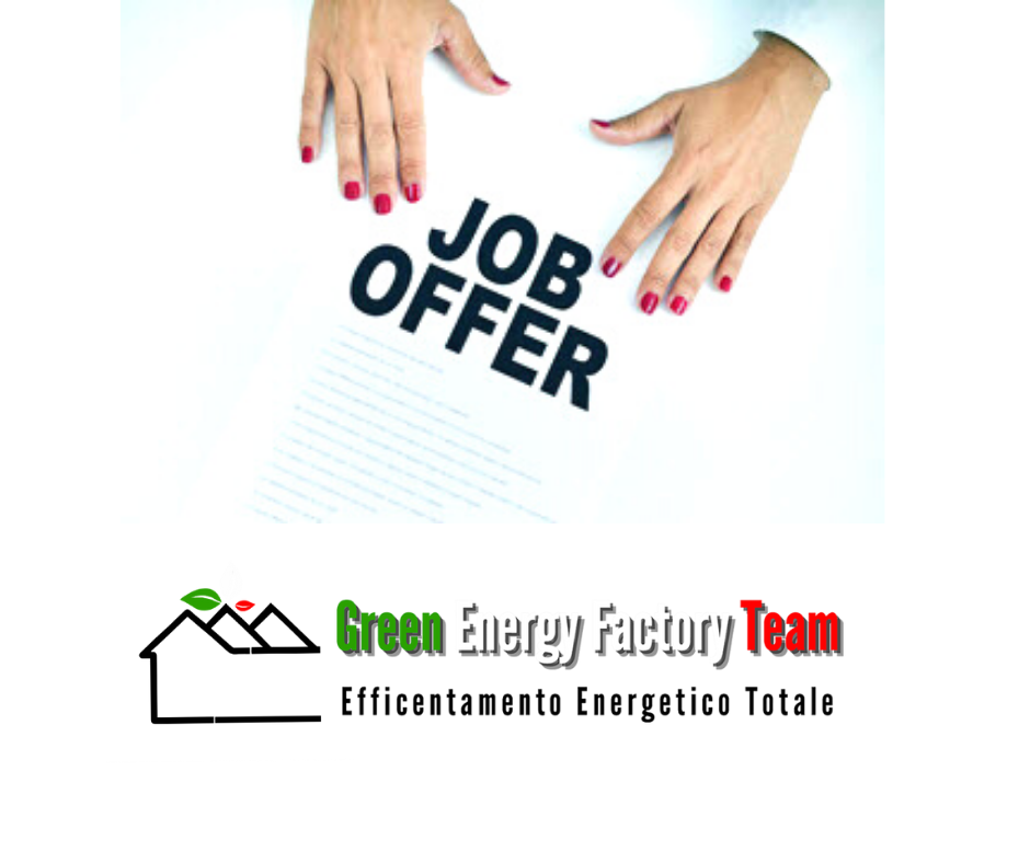 offerta di lavoro green energy