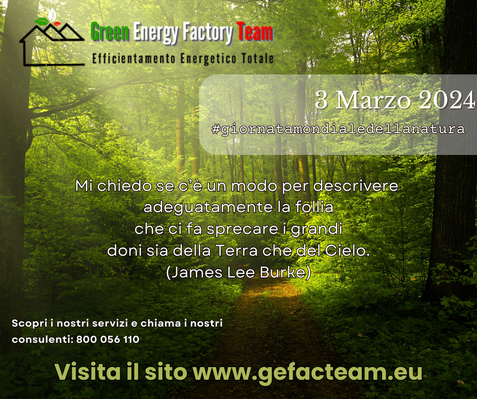 giornata della terra 3 marzo green energy fb 1